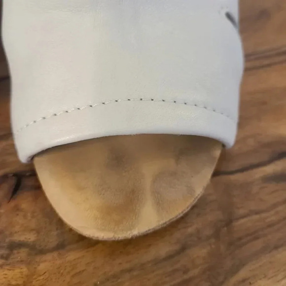 Rag & Bone Wembley Wedge Bone Colored Sandals - Picture 6 of 16